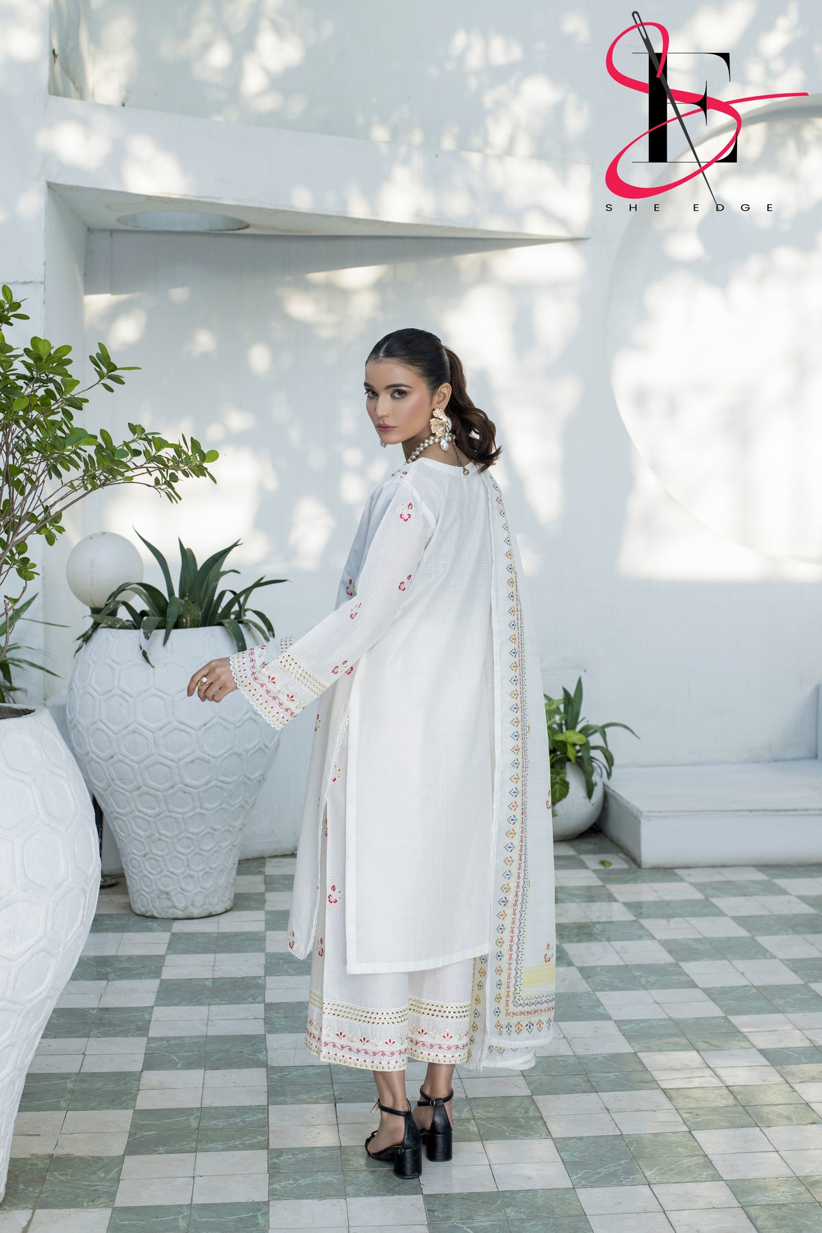 Three Piece Stitched Embroidered Suit - Summers 2025