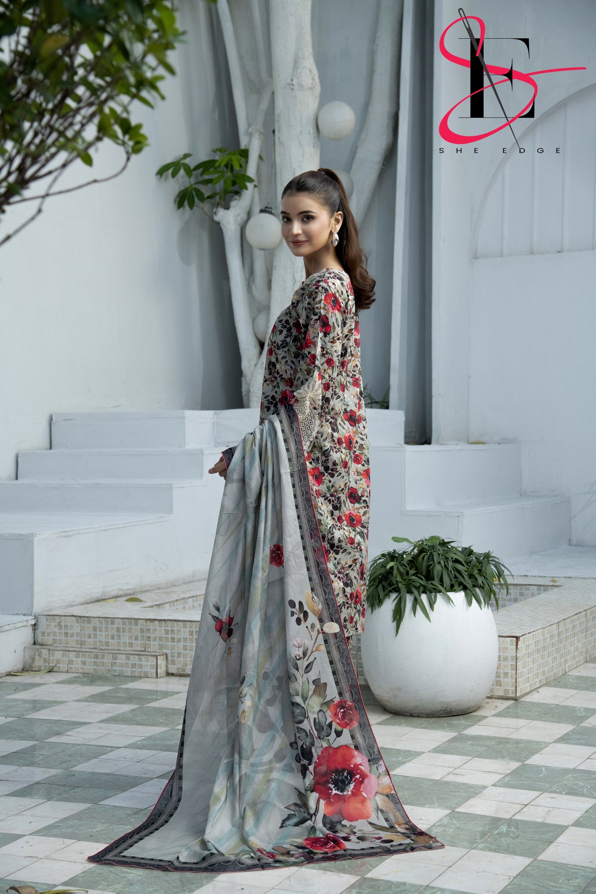 Three Piece Printed Stitched Embroidered Suit - Summers 2025