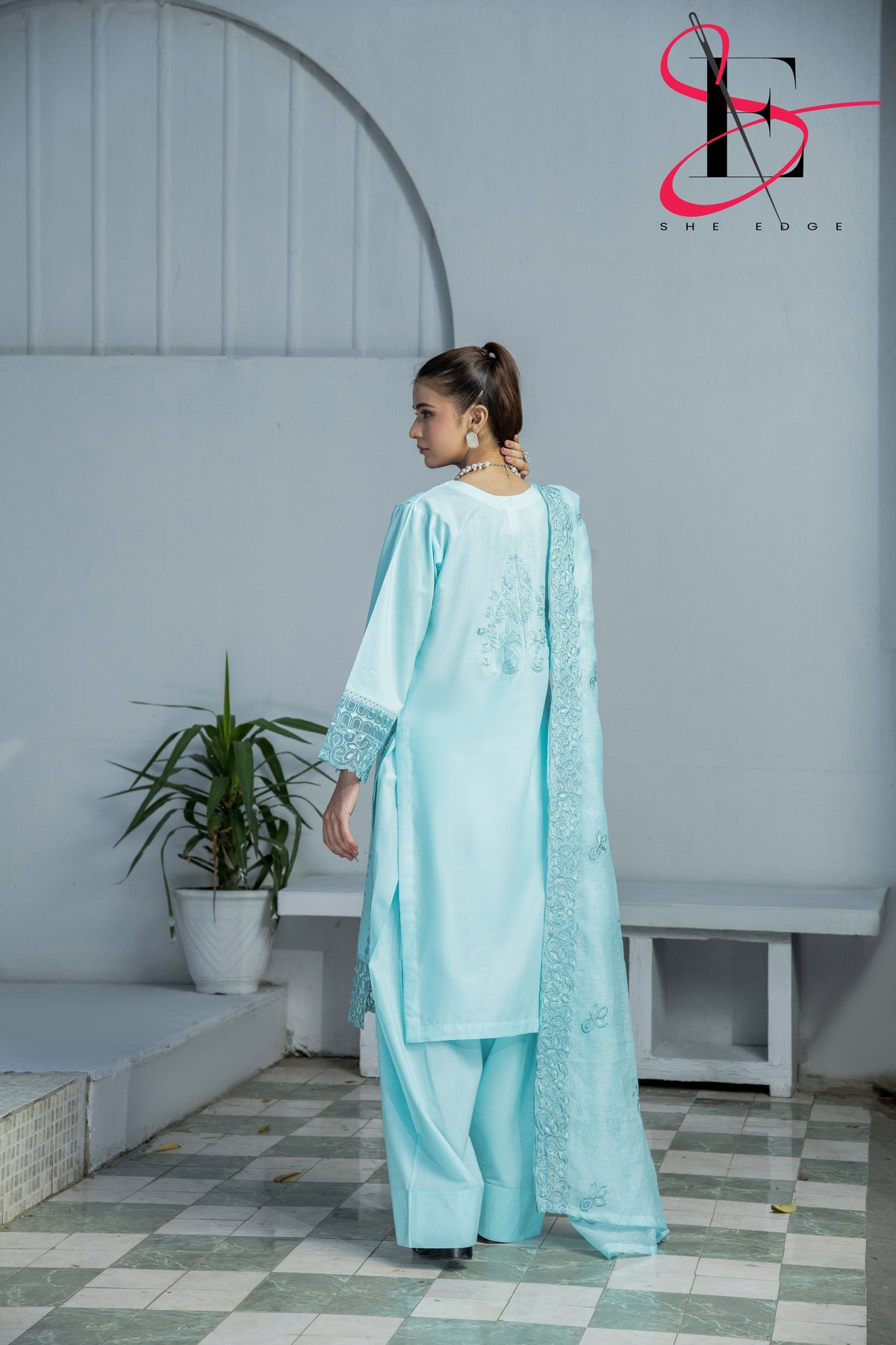 Three Piece Stitched Embroidered Suit - Summers 2025