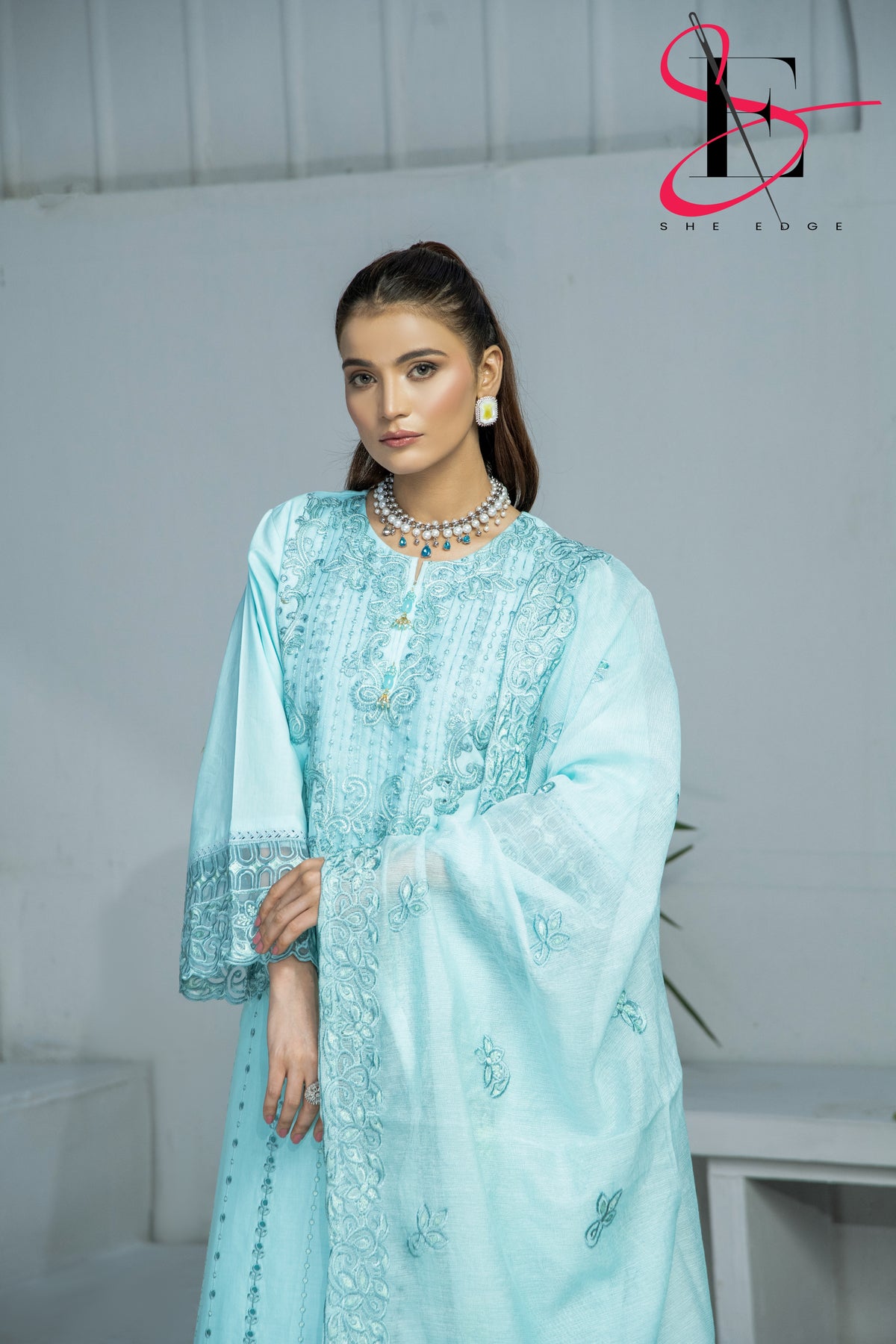 Three Piece Stitched Embroidered Suit - Summers 2025