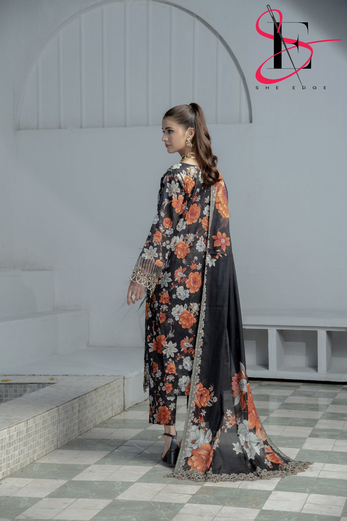 Three Piece Printed Stitched Embroidered Suit - Summers 2025