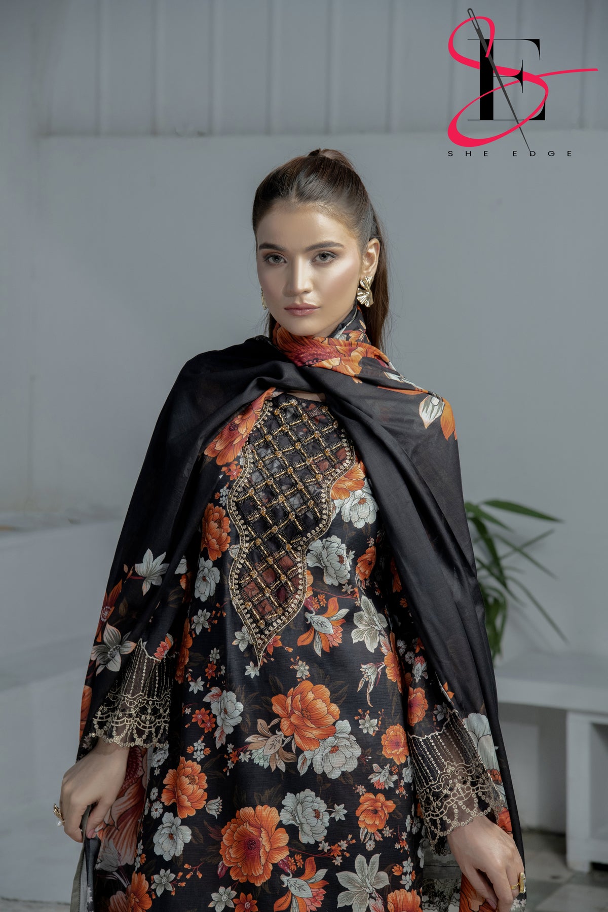 Three Piece Printed Stitched Embroidered Suit - Summers 2025