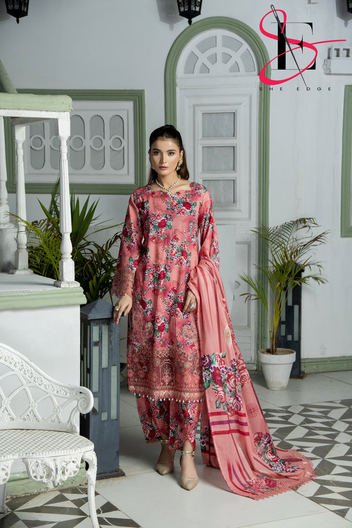 Three Piece Printed Stitched Embroidered Suit - Summers 2025
