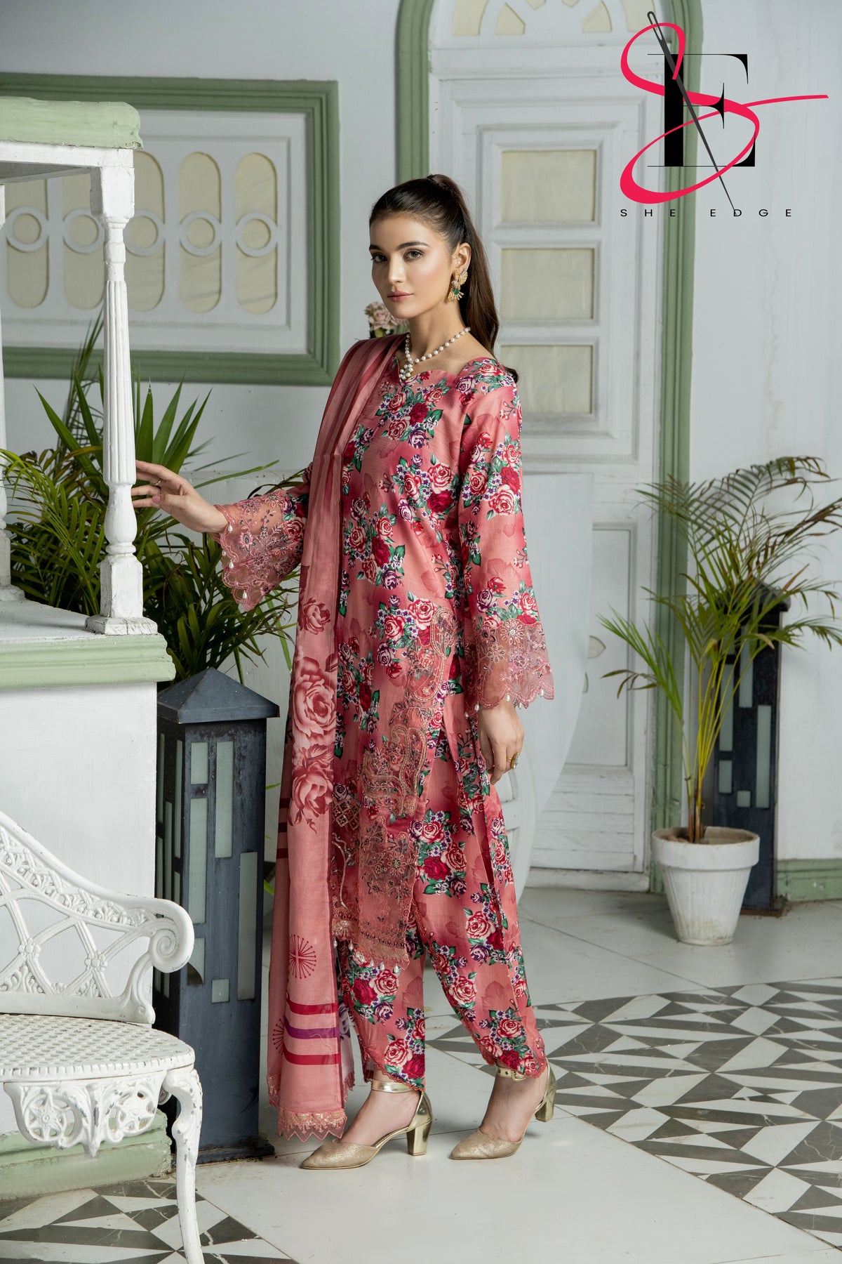Three Piece Printed Stitched Embroidered Suit - Summers 2025
