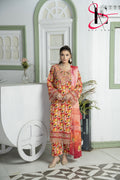 Three Piece Printed Stitched Embroidered Suit - Summers 2025