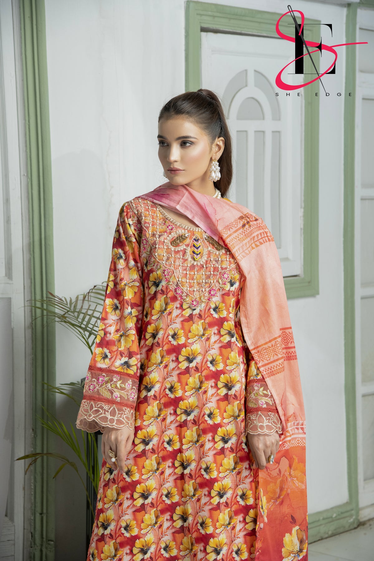 Three Piece Printed Stitched Embroidered Suit - Summers 2025