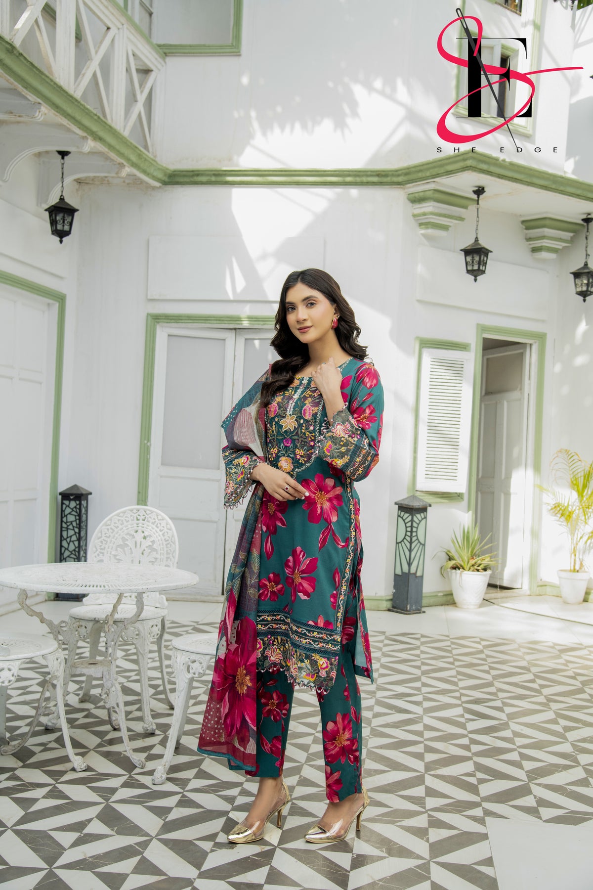 Three Piece Printed Stitched Embroidered Suit - Summers 2025