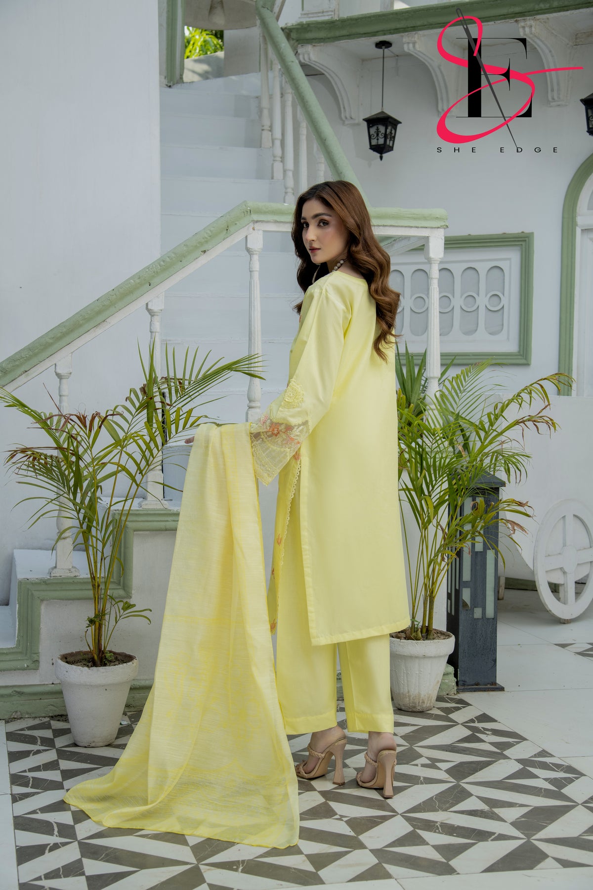 Three Piece Stitched Embroidered Suit - Summers 2025