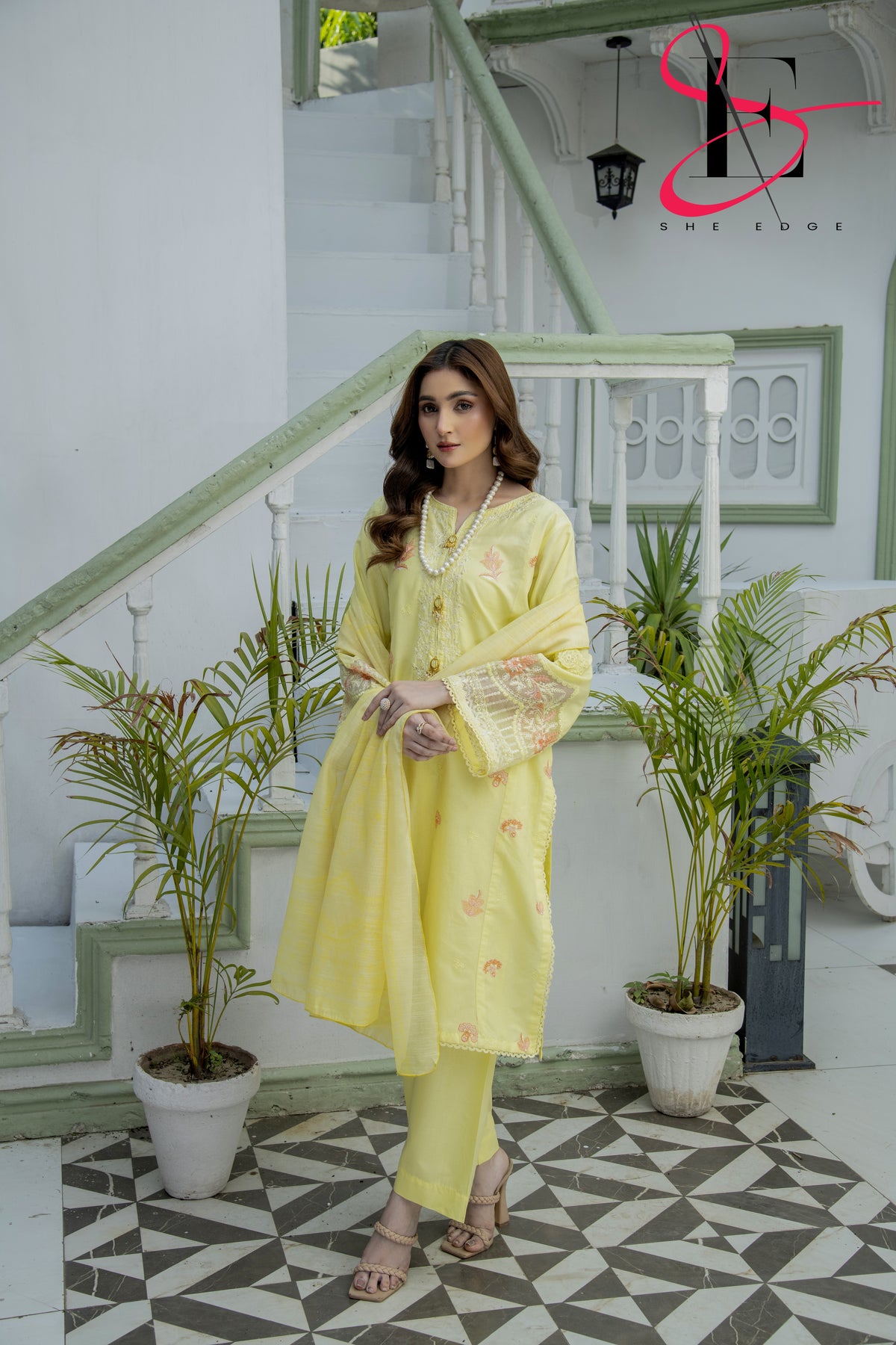 Three Piece Stitched Embroidered Suit - Summers 2025