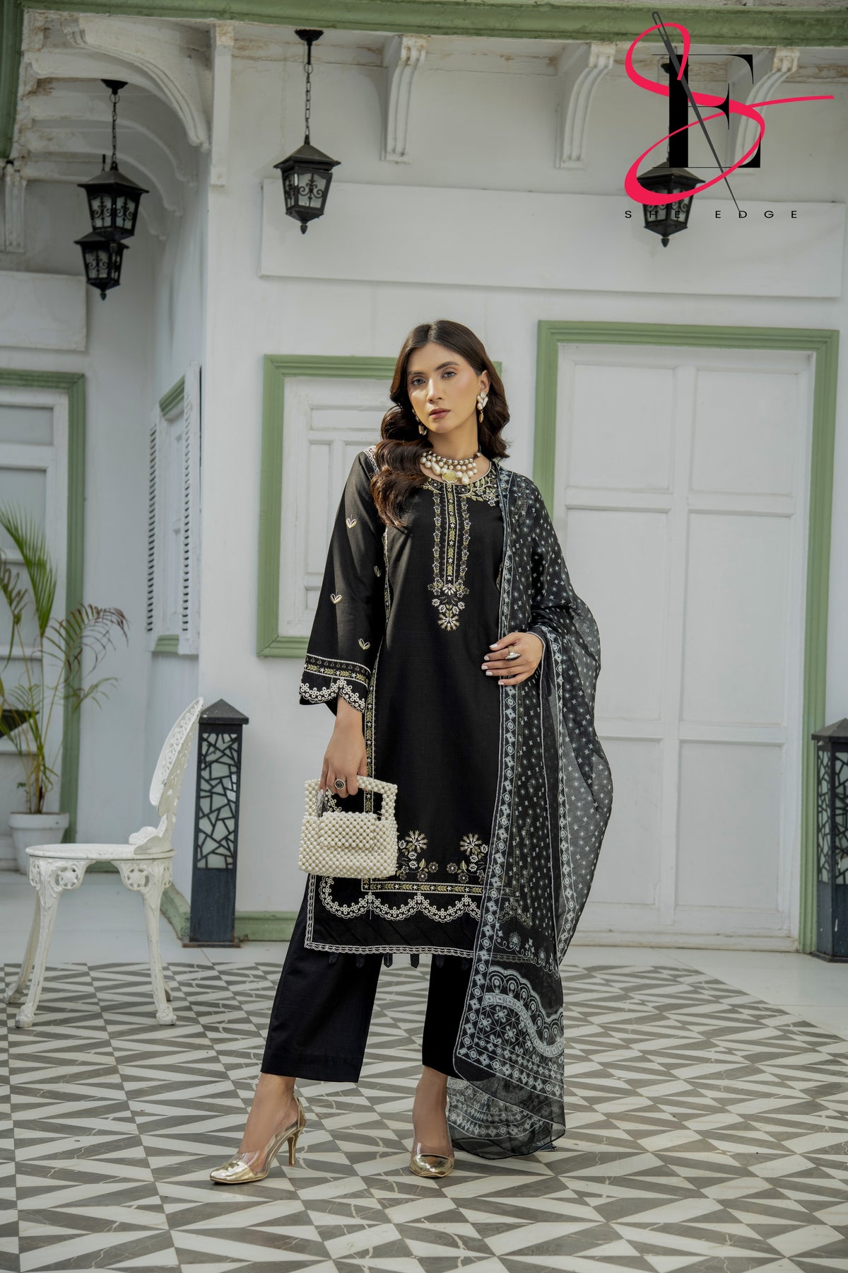 Three Piece Stitched Embroidered Suit - Summers 2025
