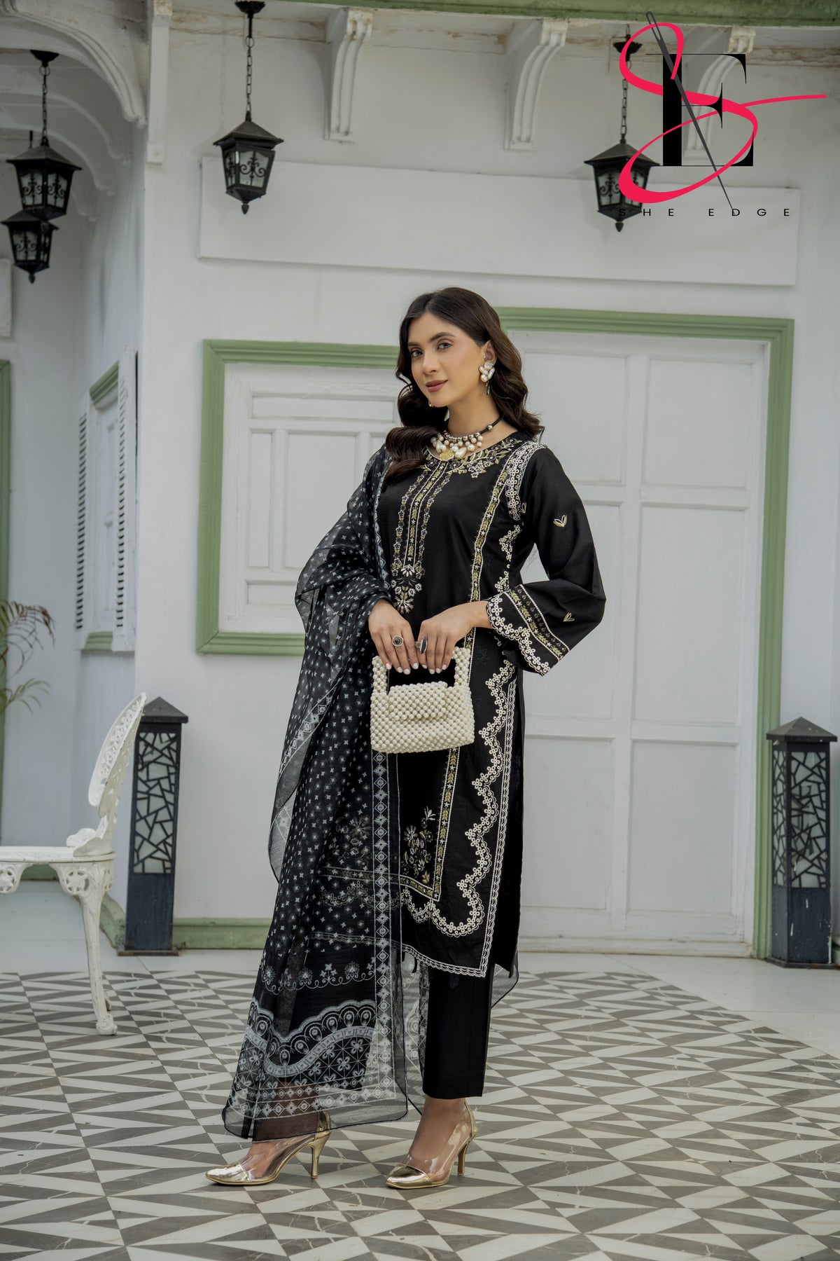 Three Piece Stitched Embroidered Suit - Summers 2025