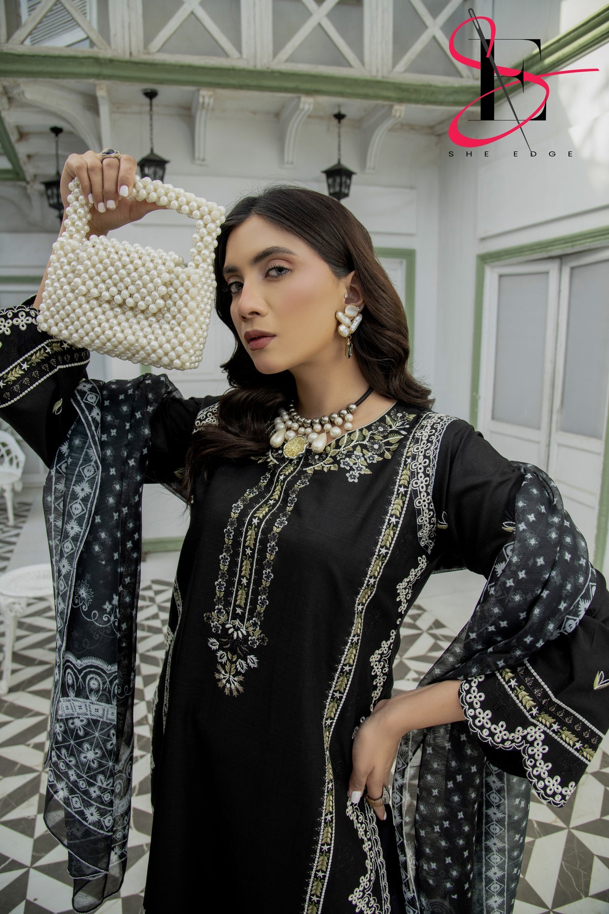 Three Piece Stitched Embroidered Suit - Summers 2025