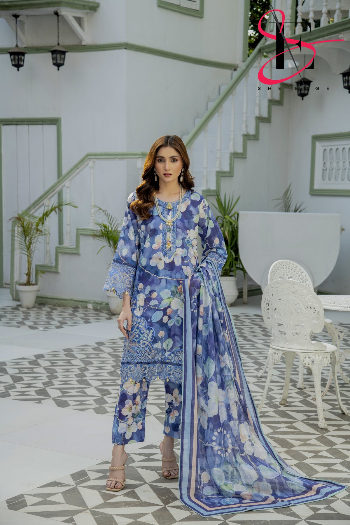 Three Piece Printed Stitched Embroidered Suit - Summers 2025