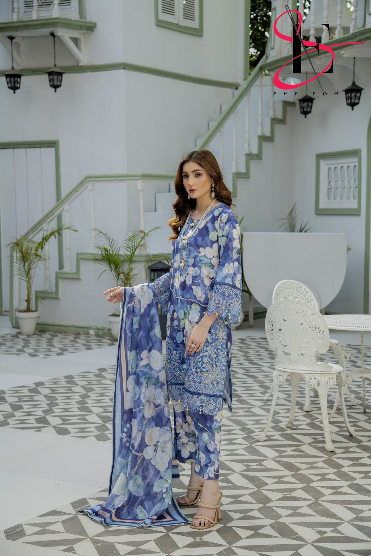 Three Piece Printed Stitched Embroidered Suit - Summers 2025