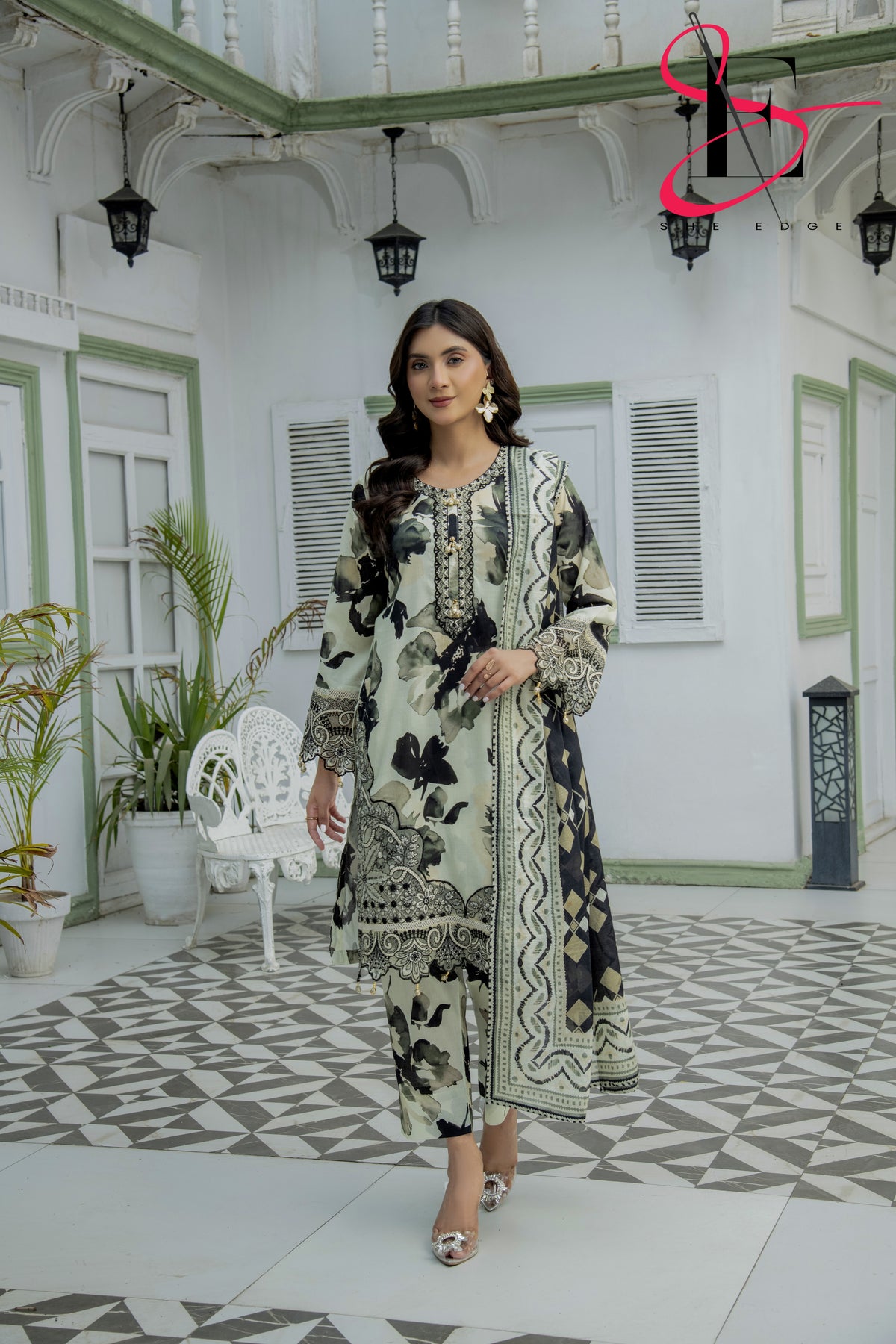 Three Piece Printed Stitched Embroidered Suit - Summers 2025