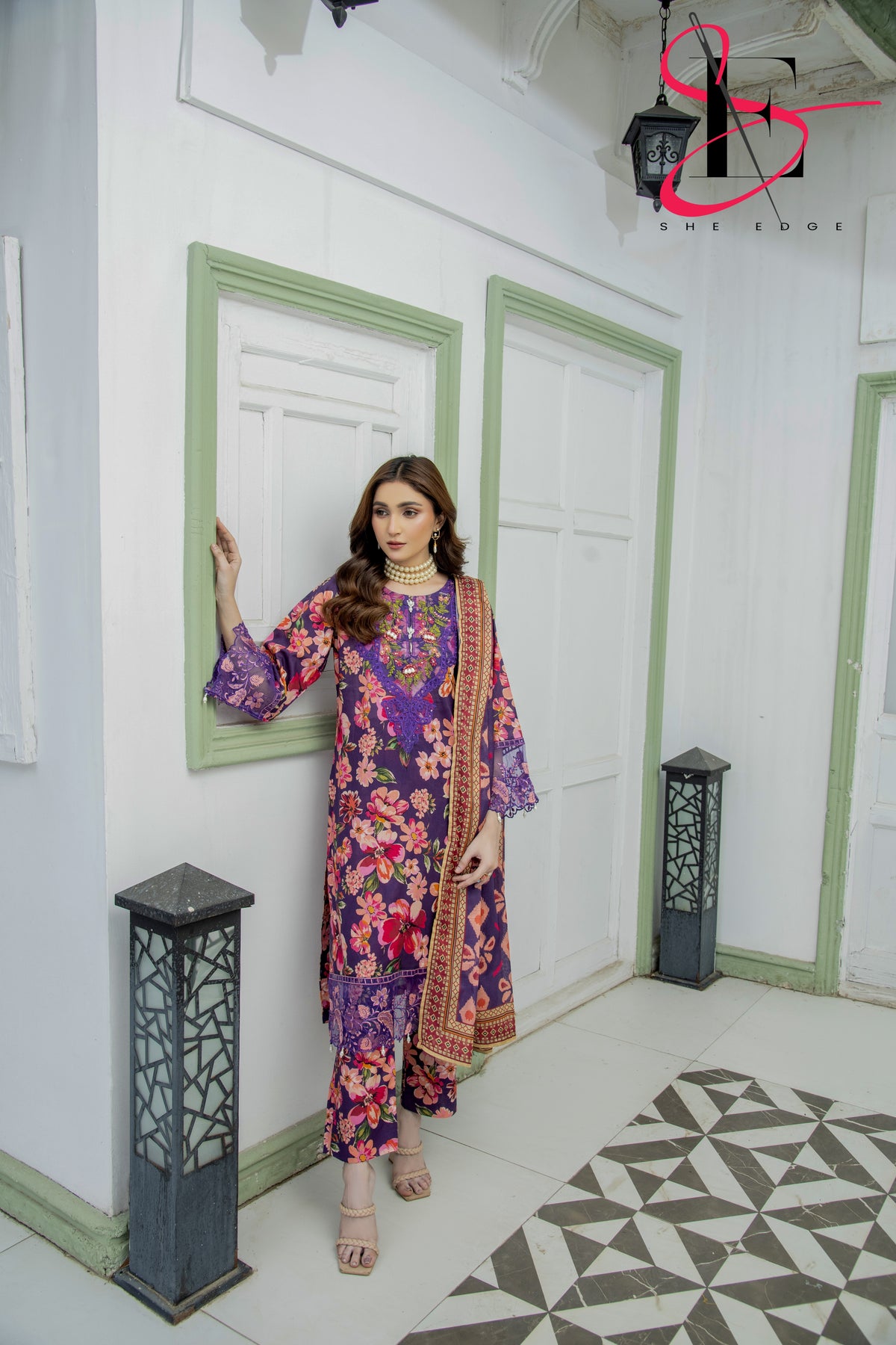 Three Piece Printed Stitched Embroidered Suit - Summers 2025