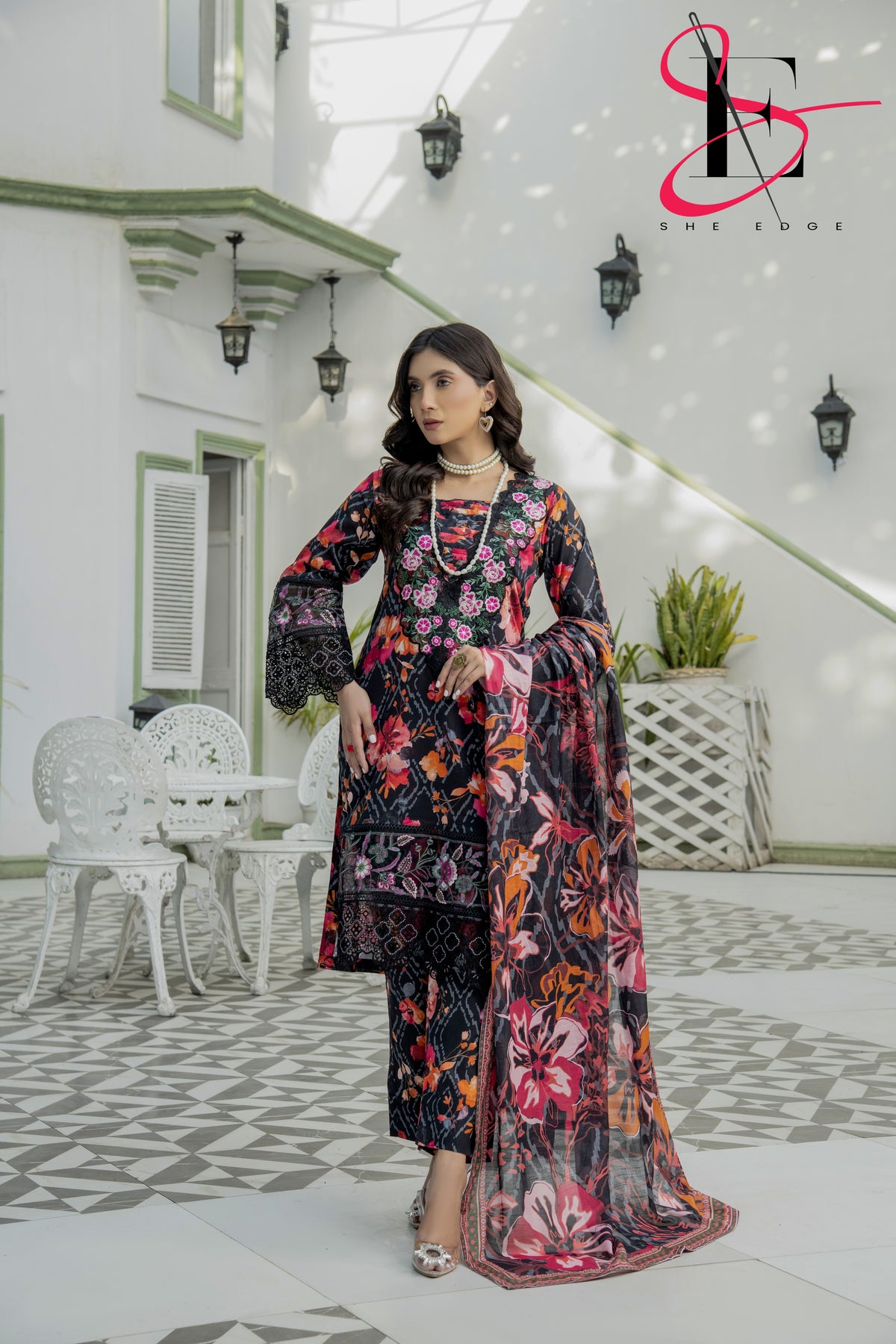 Three Piece Printed Stitched Embroidered Suit - Summers 2025
