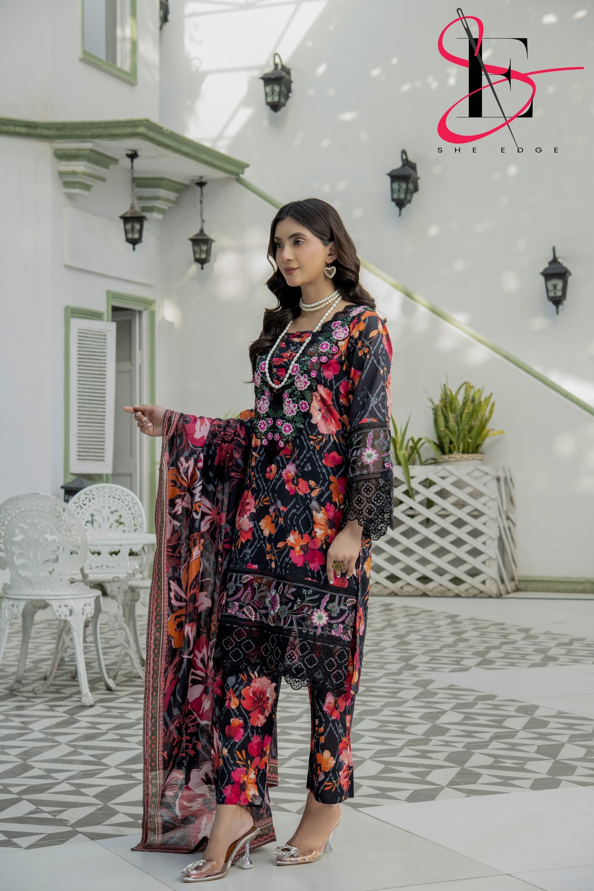 Three Piece Printed Stitched Embroidered Suit - Summers 2025