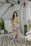 Three Piece Printed Stitched Embroidered Suit - Summers 2025