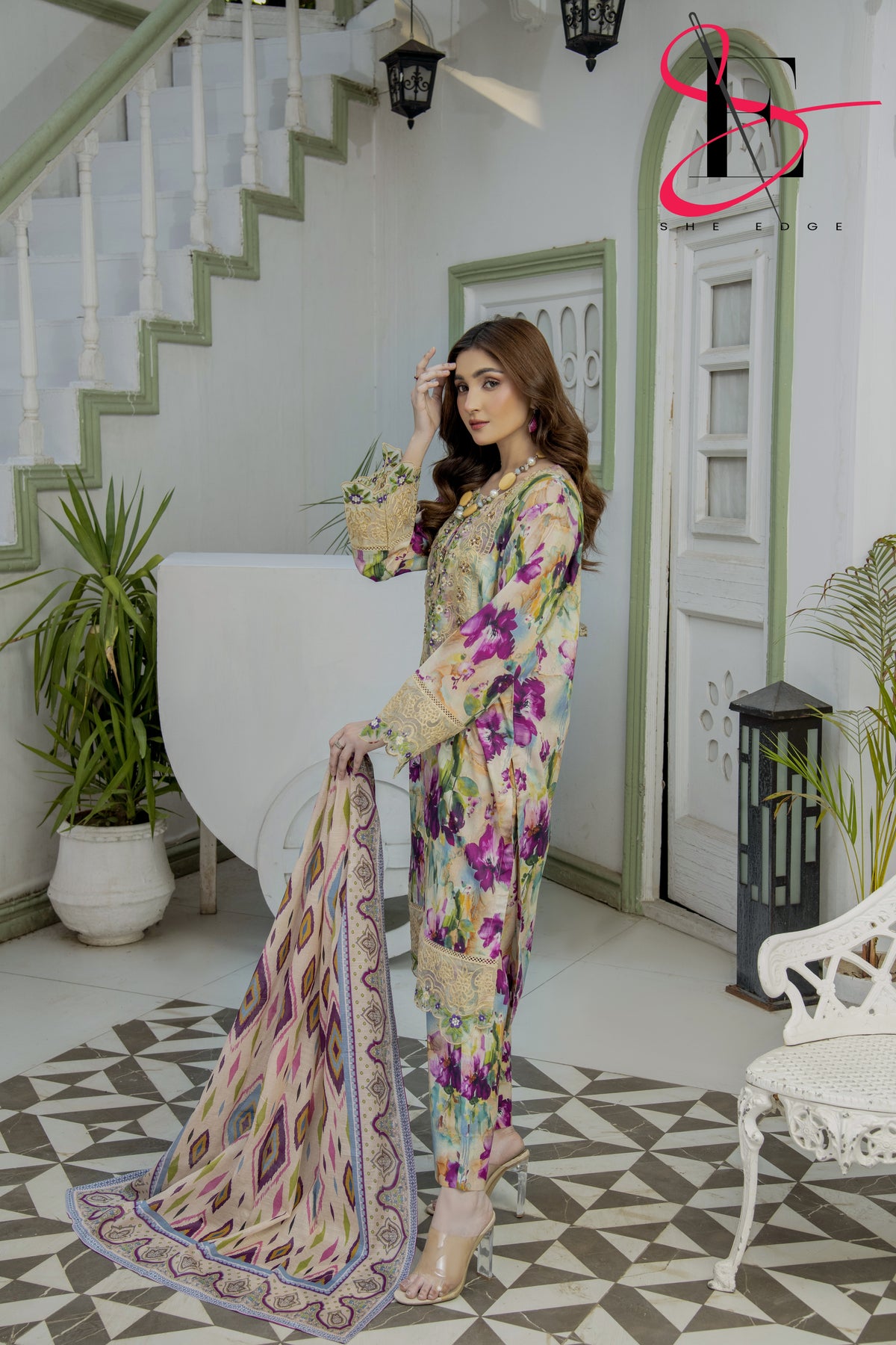 Three Piece Printed Stitched Embroidered Suit - Summers 2025