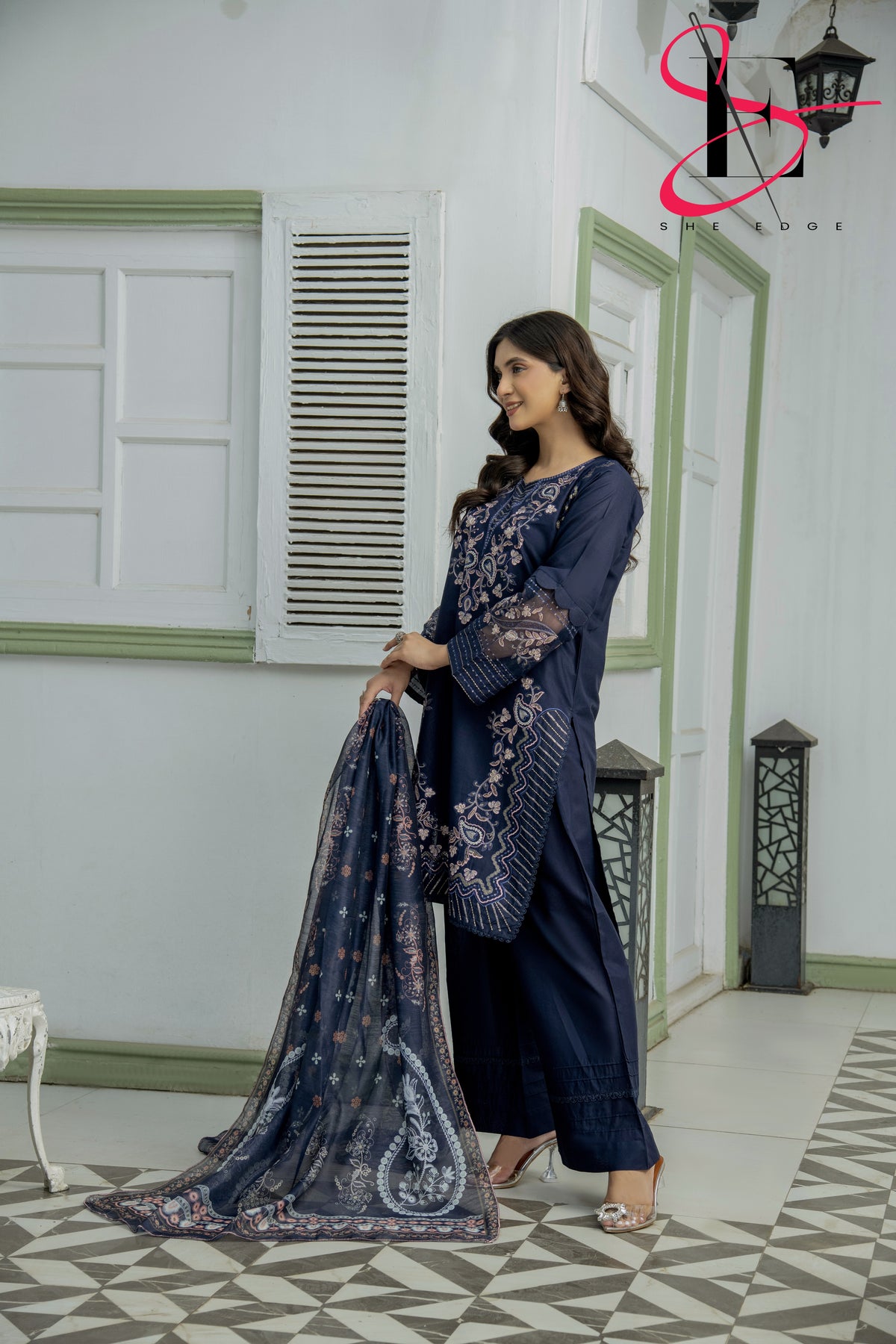 Three Piece Stitched Embroidered Suit - Summers 2025
