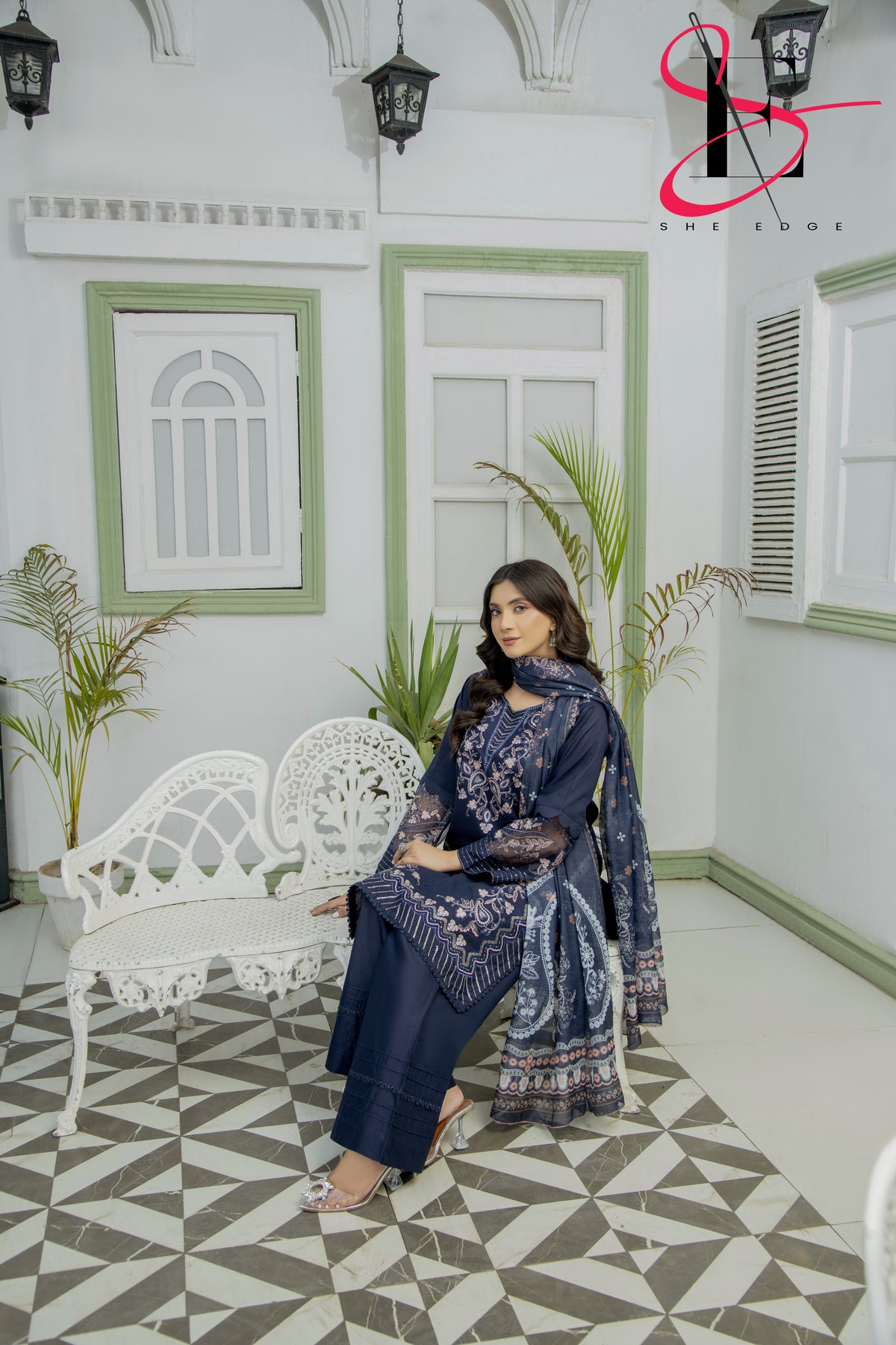 Three Piece Stitched Embroidered Suit - Summers 2025