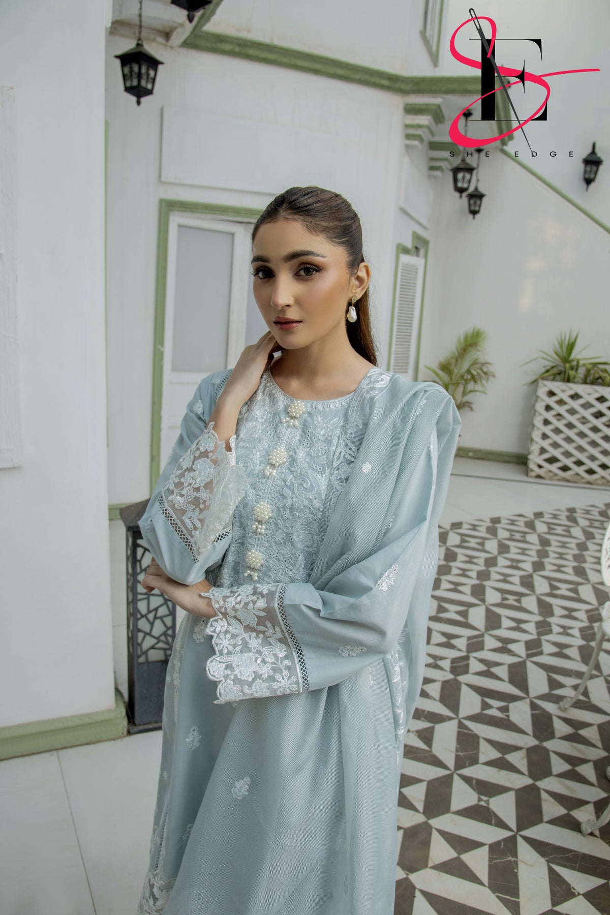 Three Piece Stitched Embroidered Suit - Summers 2025