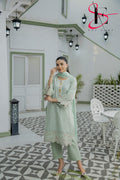 Three Piece Stitched Embroidered Suit - Summers 2025