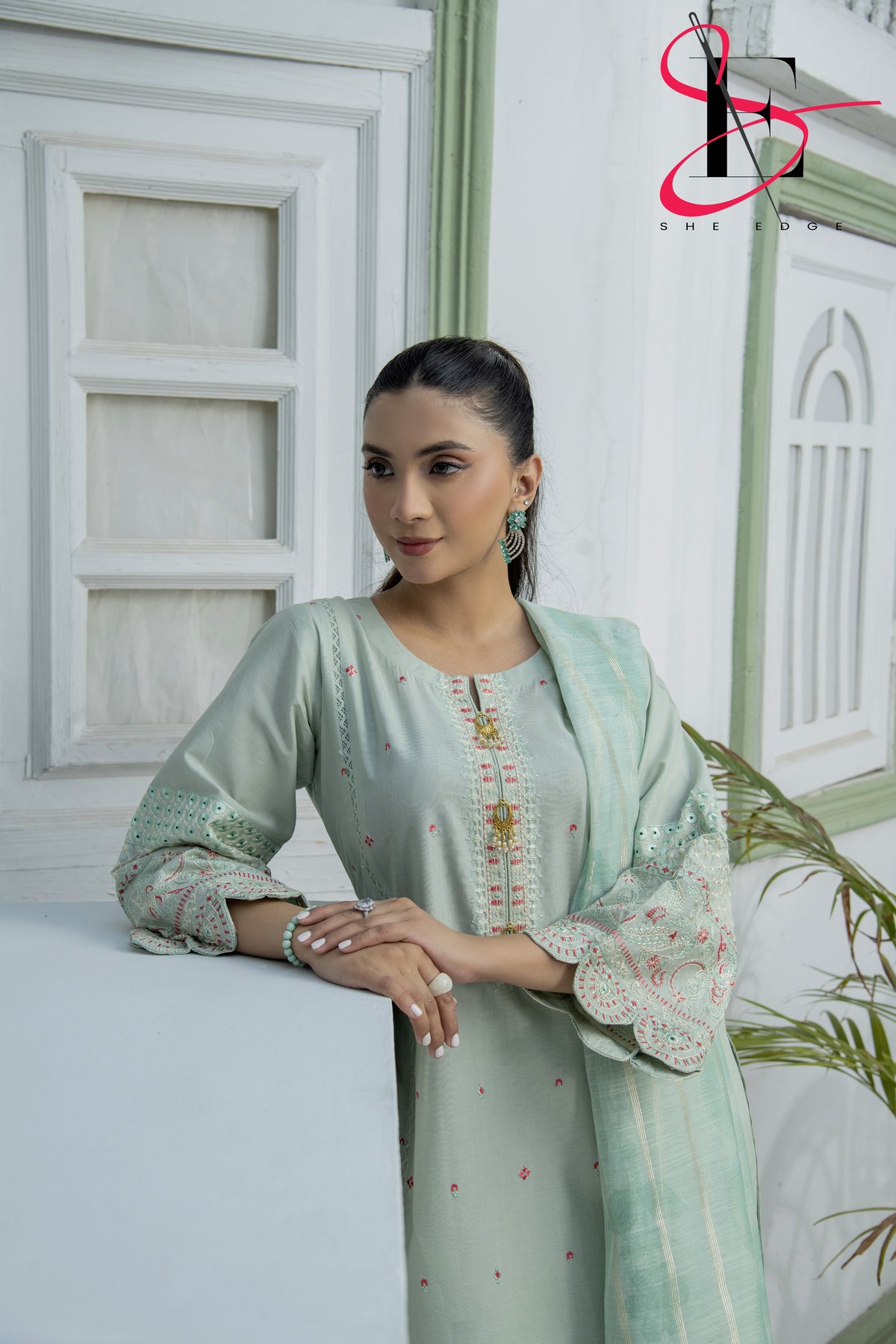 Three Piece Stitched Embroidered Suit - Summers 2025
