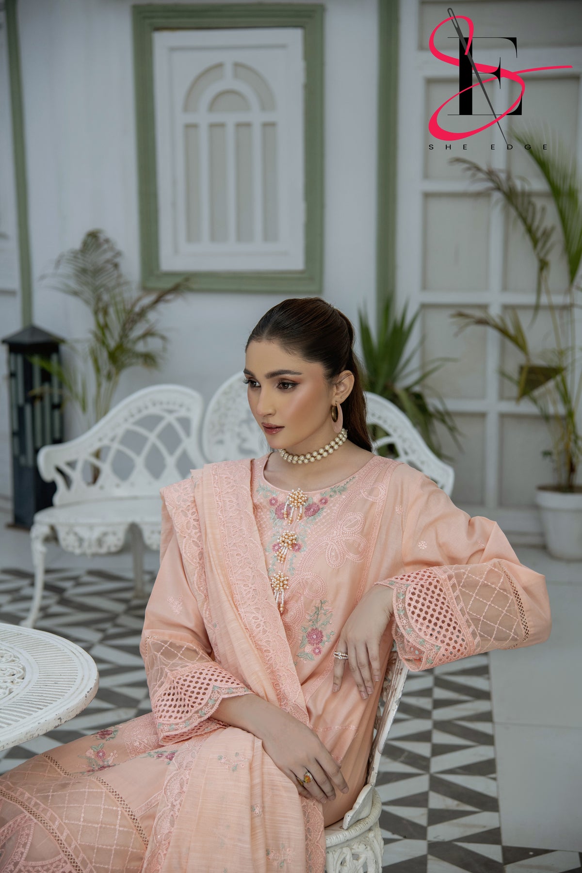 Three Piece Stitched Embroidered Suit - Summers 2025