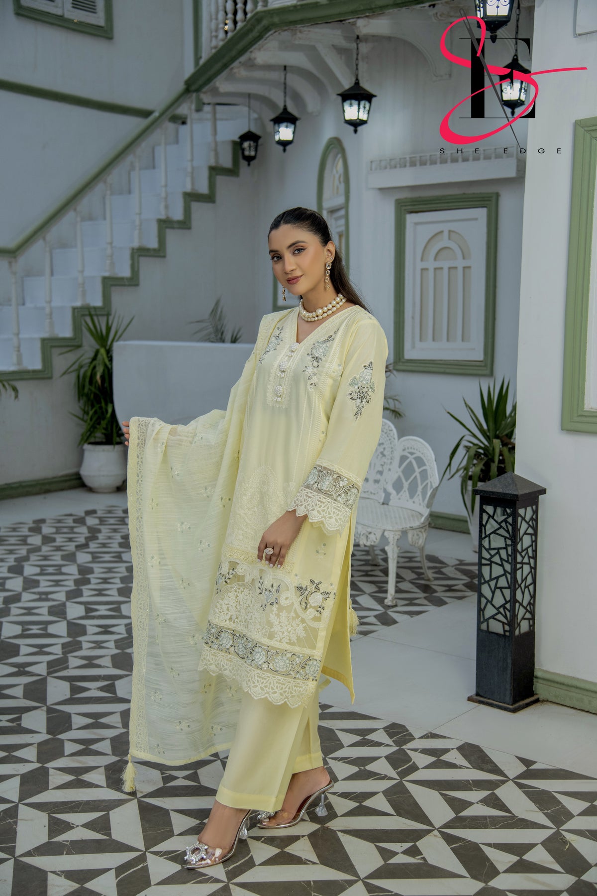 Three Piece Stitched Embroidered Suit - Summers 2025