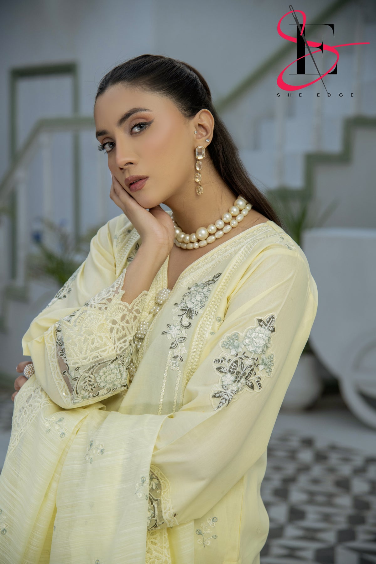 Three Piece Stitched Embroidered Suit - Summers 2025