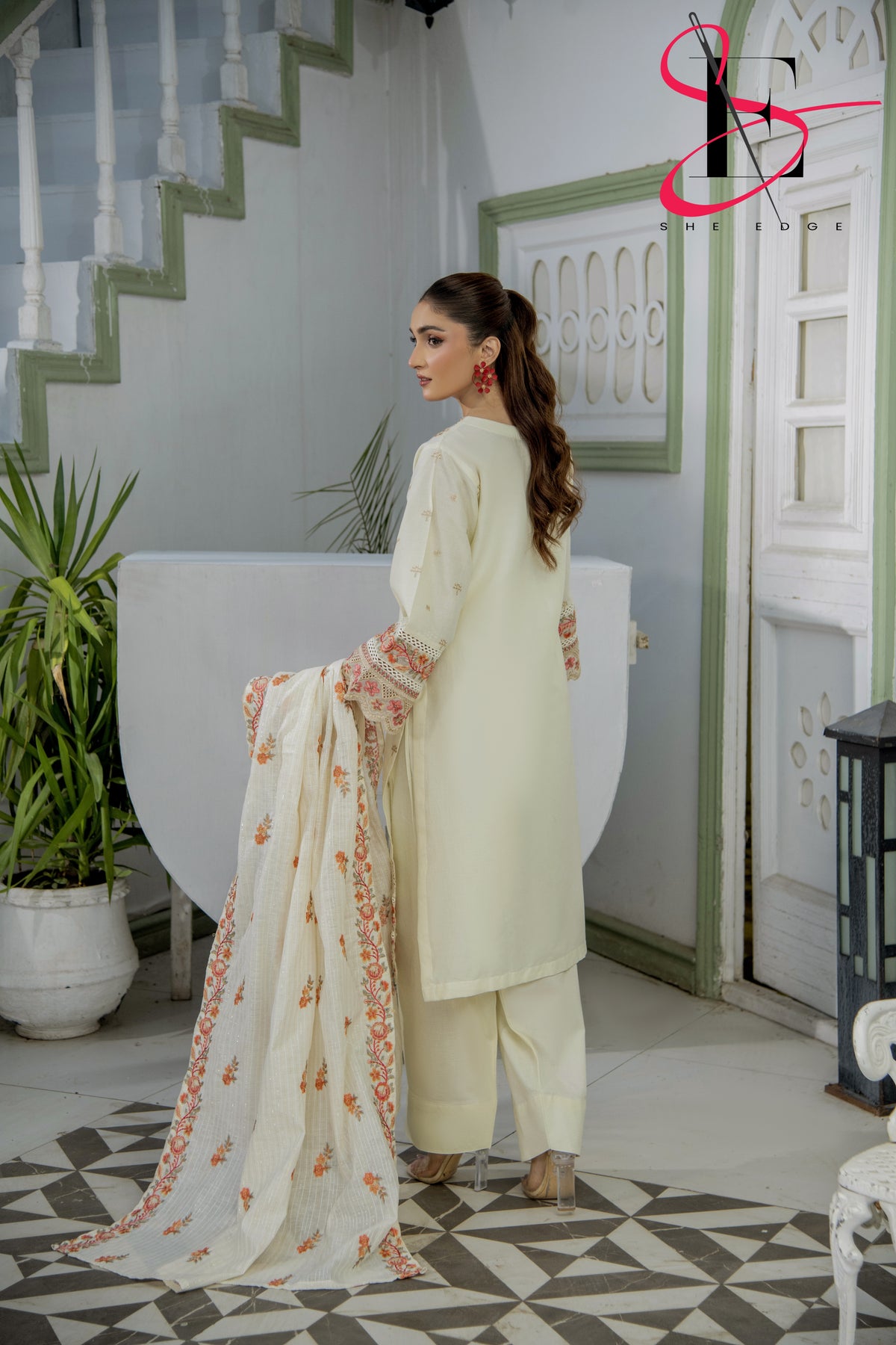 Three Piece Stitched Embroidered Suit - Summers 2025
