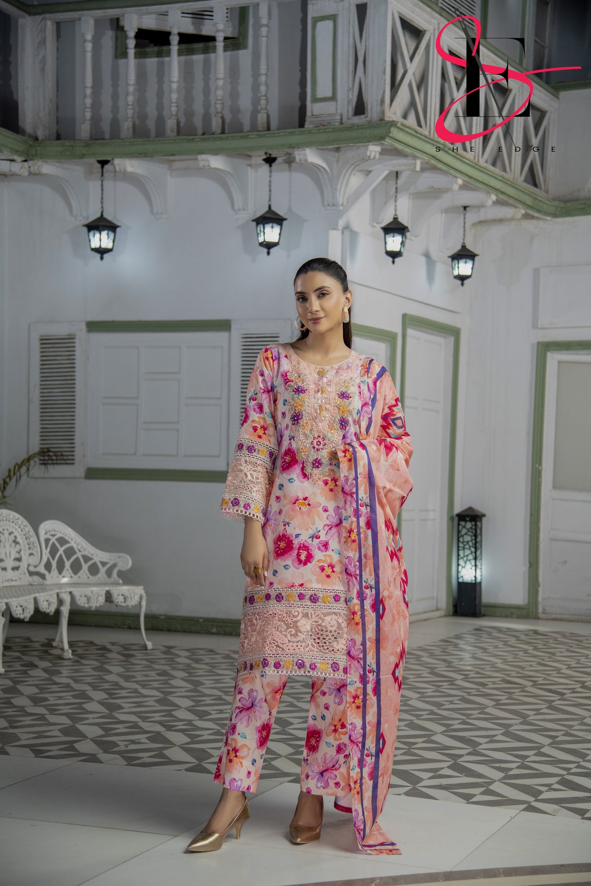 Three Piece Printed Stitched Embroidered Suit - Summers 2025