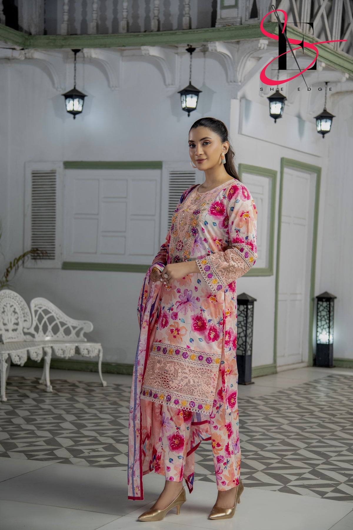 Three Piece Printed Stitched Embroidered Suit - Summers 2025