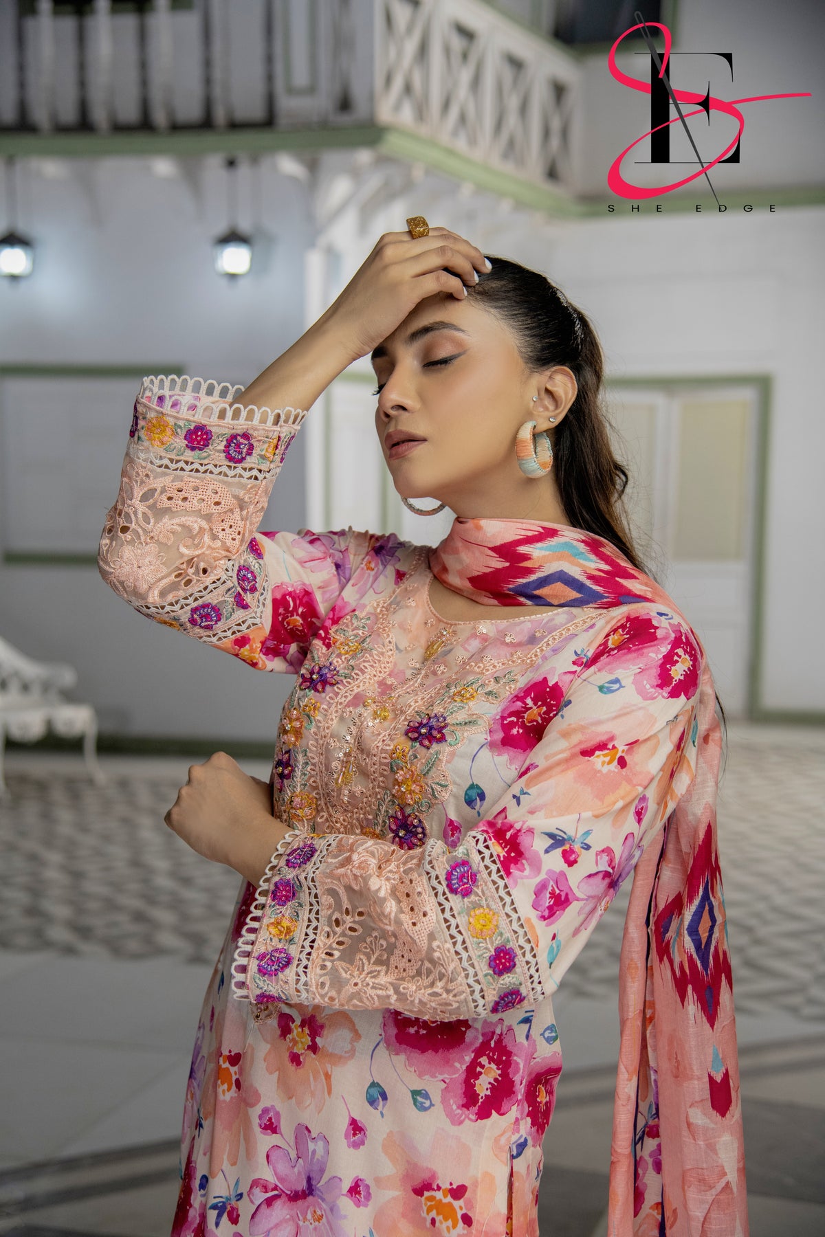 Three Piece Printed Stitched Embroidered Suit - Summers 2025