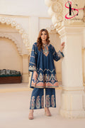 Two Piece Stitched Embroidered Suit -  Summers 2024