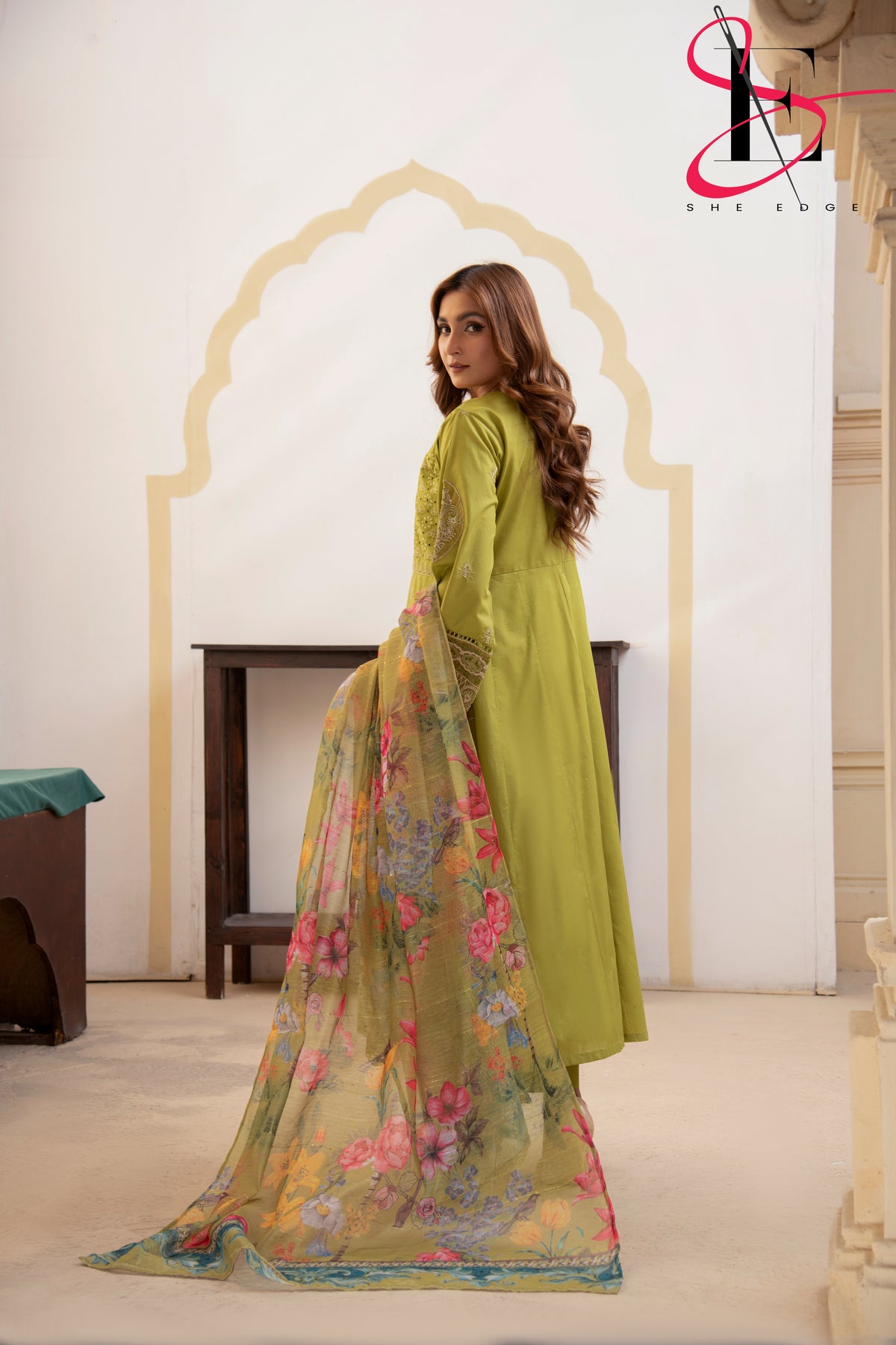 Three Piece Stitched Embroidered Suit -  Summers 2024