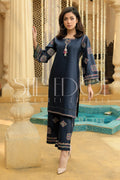 Two Piece Embroidered Lawn Suit - Summers 2023