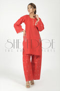 2pc Embroidered Cambric Suit -  Fall 2022