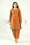 2pc Embroidered Cambric Suit -  Fall 2022