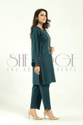 2pc Embroidered Cambric Suit -  Fall 2022