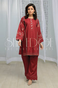 Two Piece Embroidered Lawn Suit - Summers 2023