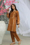 Two Piece Embroidered Lawn Suit - Summers 2023