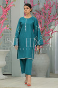 Two Piece Embroidered Lawn Suit - Summers 2023