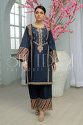 Two Piece Embroidered Lawn Suit - Summers 2023