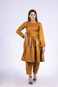 Styled Kurti Trouser Girls Casual Wear Pre Summers Collection 2022