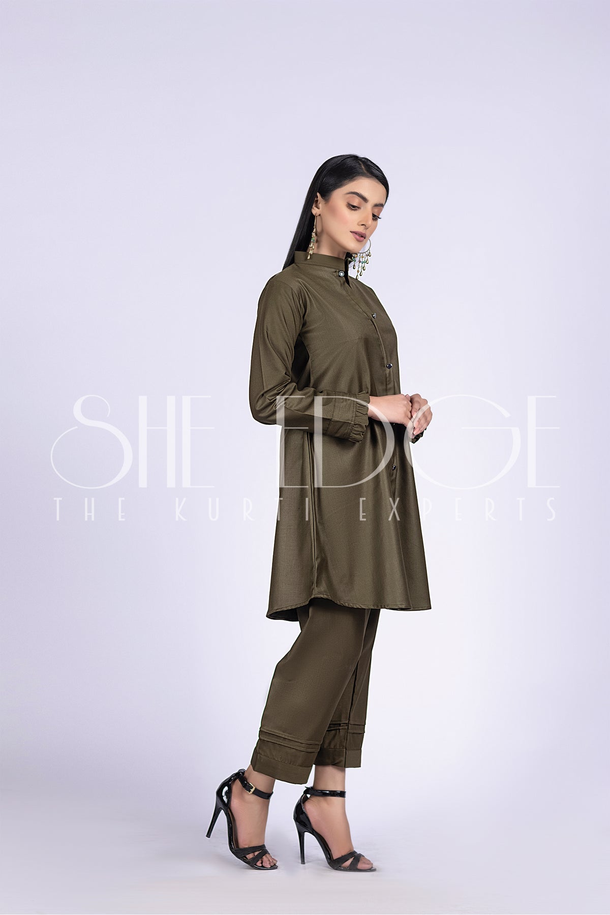 Styled Kurti Trouser Girls Casual Wear Pre Summers Collection 2022