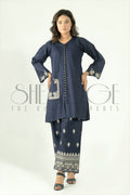 2pc Embroidered Cambric Suit -  Fall 2022