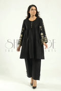 2pc Embroidered Cambric Suit -  Fall 2022